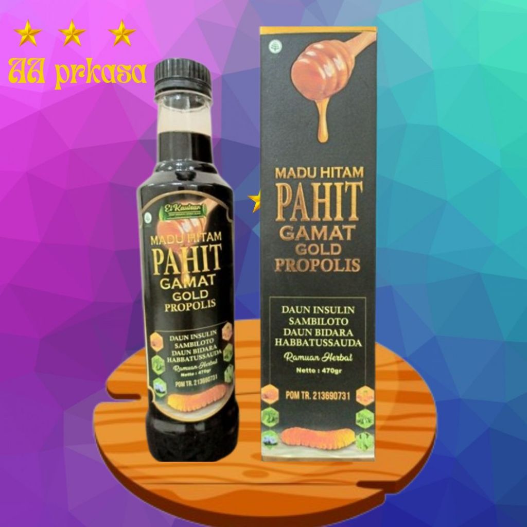 MADU HITAM PAHIT PROPOLIS