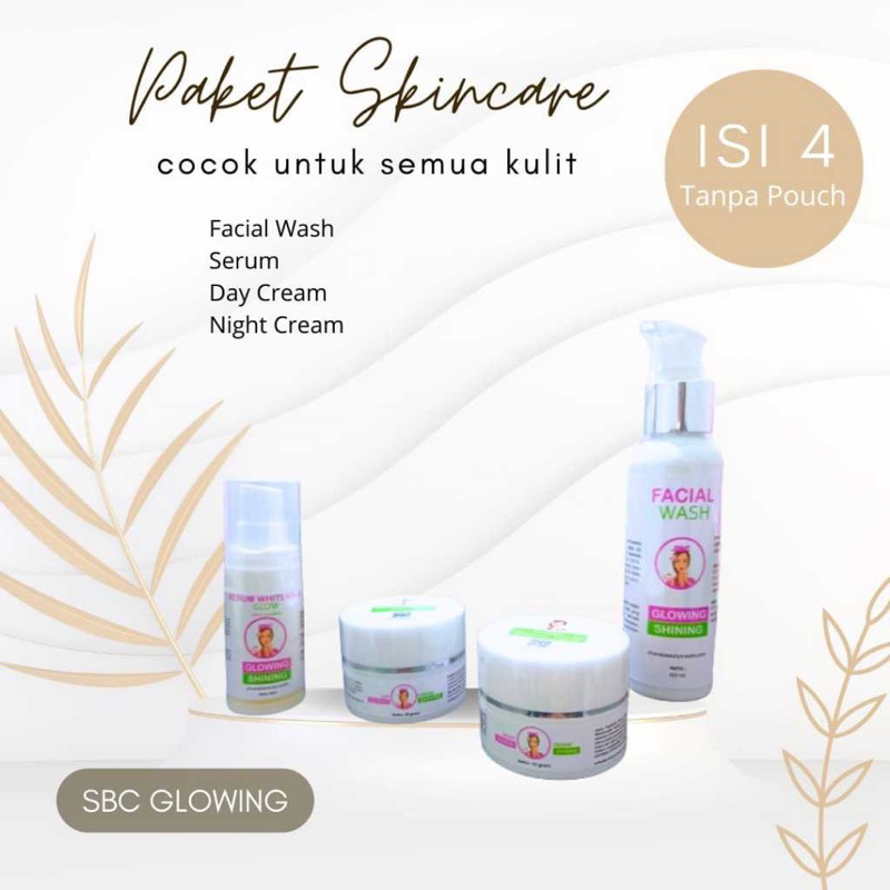 SBC skincare paket isi 4