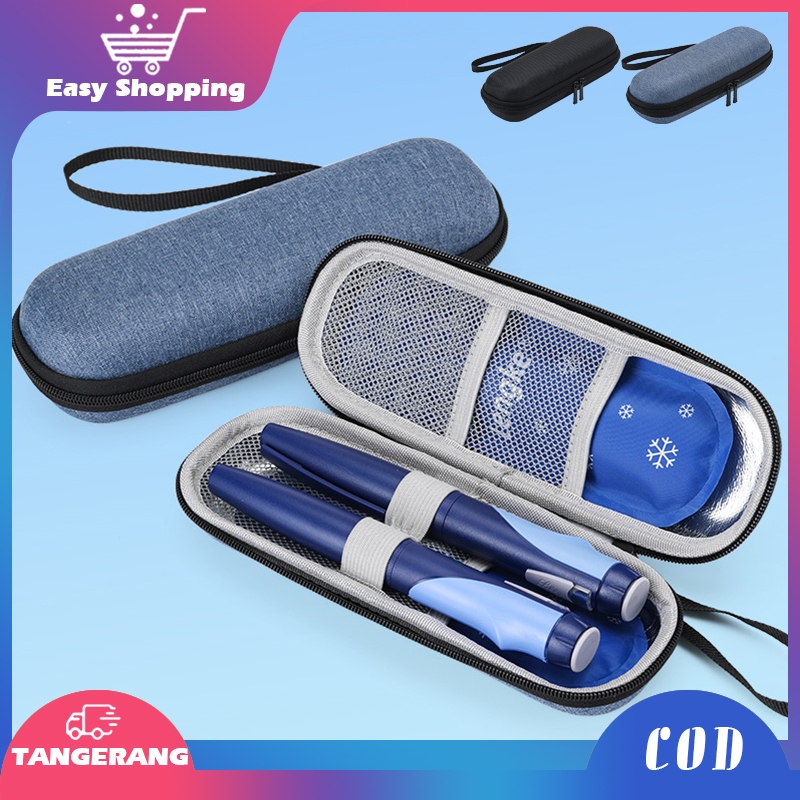 Tas Insulin Cooler Bag Portable Insulin Bag Cooler Bag Insulin Tempat Insulin Tas Penyimpanan Insuli