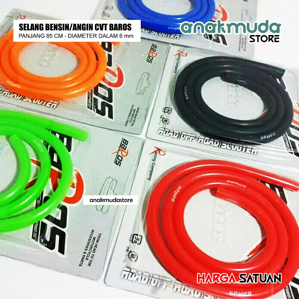 (SXB1) Selang Slang Baros Hawa Bensin Oli Samping CVT Motor Variasi Mio Beat Scoopy Ninja Supra Nmax