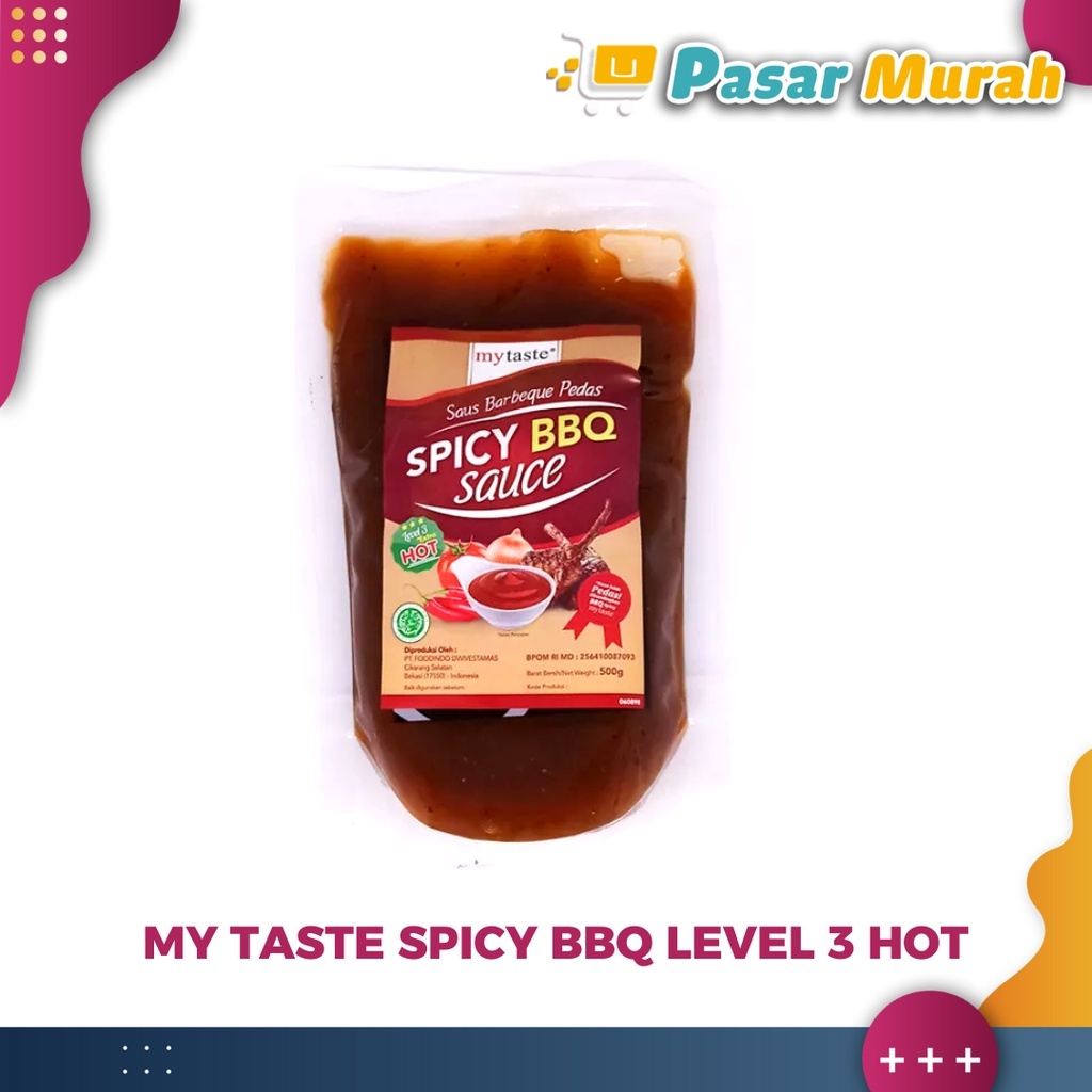 

Distributor My Taste Spicy Sauce BBQ Level 3 500 Gram