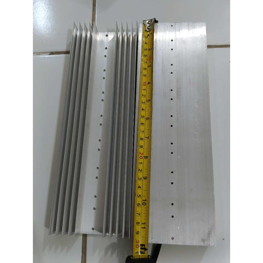Heatsink 5 sirip panjang 30 cm 2mm