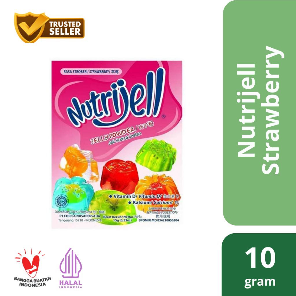 

Rasa - Nutrijell Rasa Strawberry 10 gram
