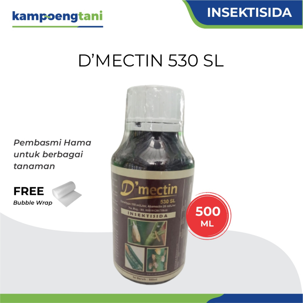 Kampoeng Tani - Insektisida DMectin 530 SL 500 ml Dimehipo Abamektin Obat Pembasmi Hama Tanaman
