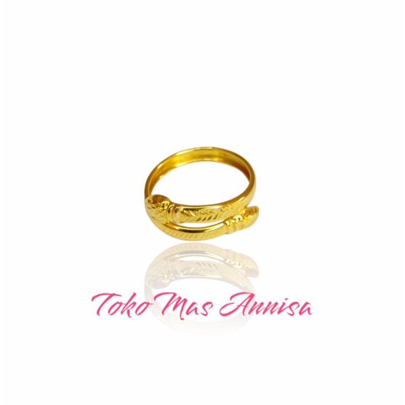 Cincin Emas lingkar putar 16k, Toko Mas Annisa