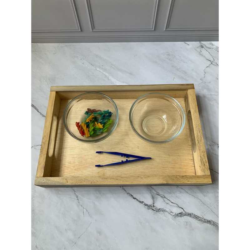 Nampan kayu Montessori - small