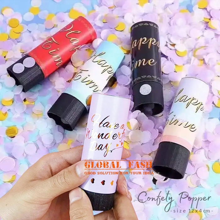 confetti Poper mini / party poper Tema Wedding Pesta Bride party hbd / poper mini