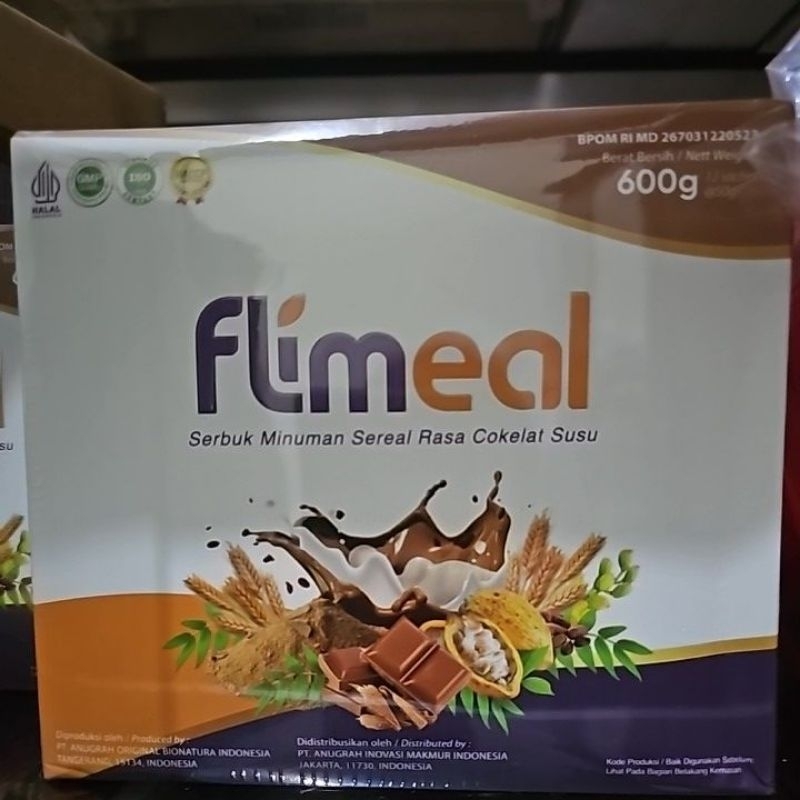 

flimeal serbuk minuman sereal rasa cokelat susu