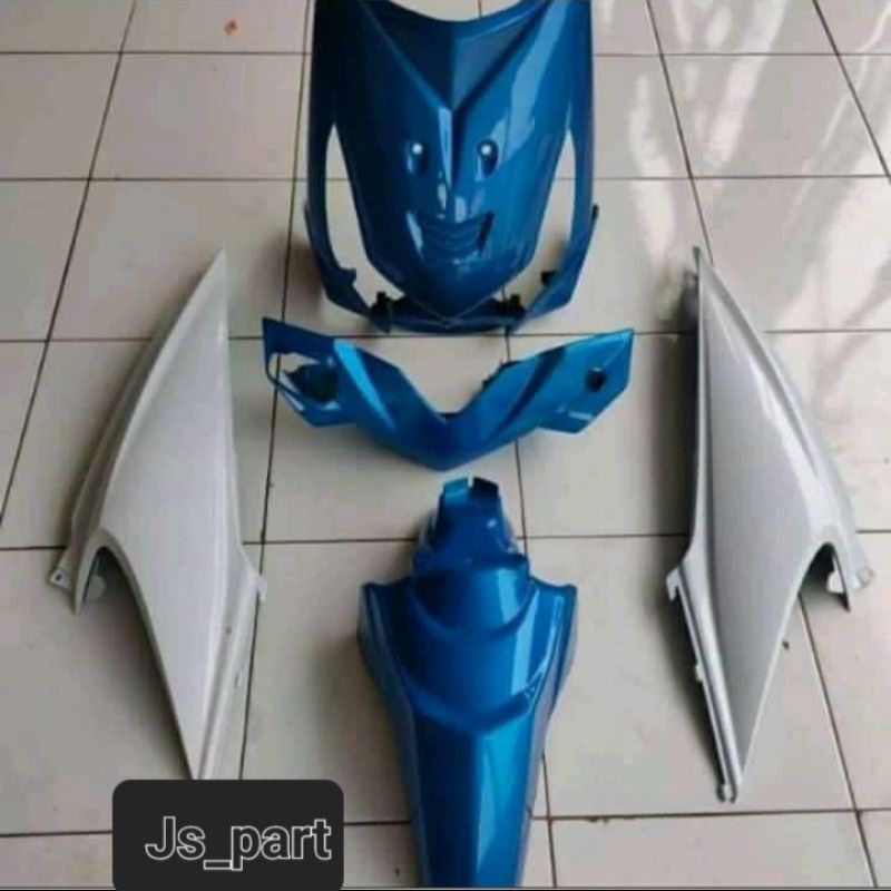 Full body halus honda beat karbu biru putih