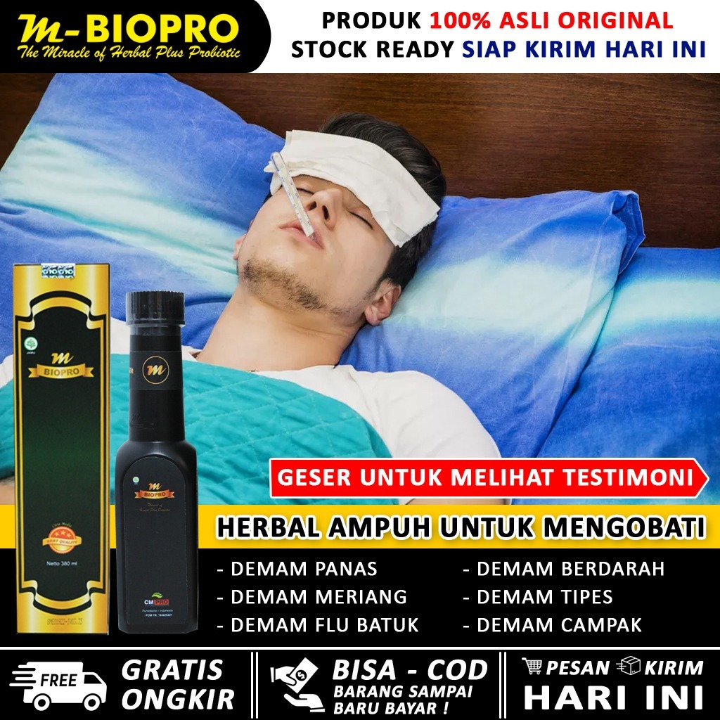 Obat demam anak paling ampuh MBIOPRO, demam batuk pilek meriang, demam flu dan batuk anak, tipes cac