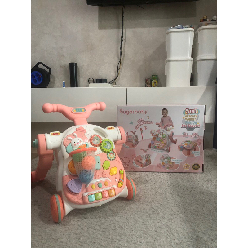 Sugar Baby 5in1 Activity Walker-Preloved