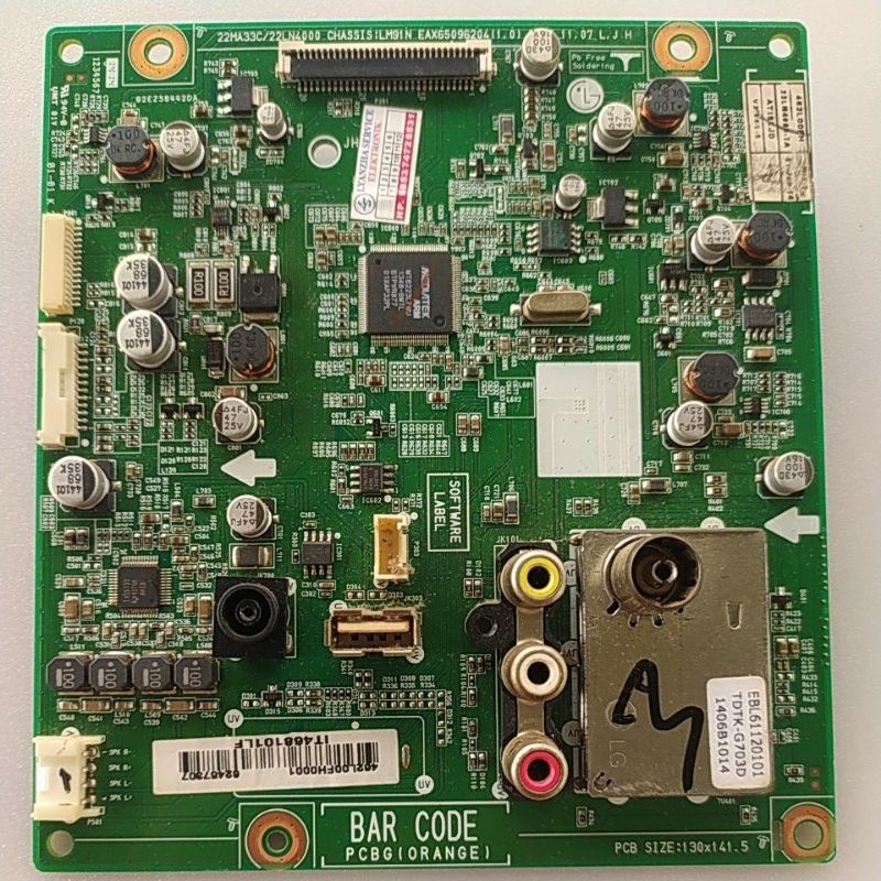 mainboard lg 22ln4000 ta - mb lg 22ln4000ta - mesin tv LG 22ln4000 - LG 22ln4000-ta