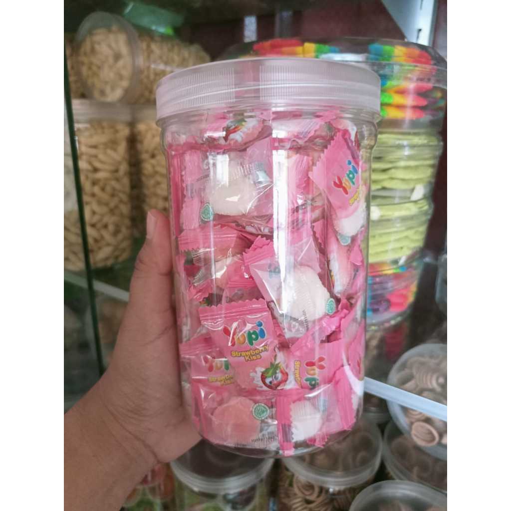 

Permen yupi toples bening isi 75pcs