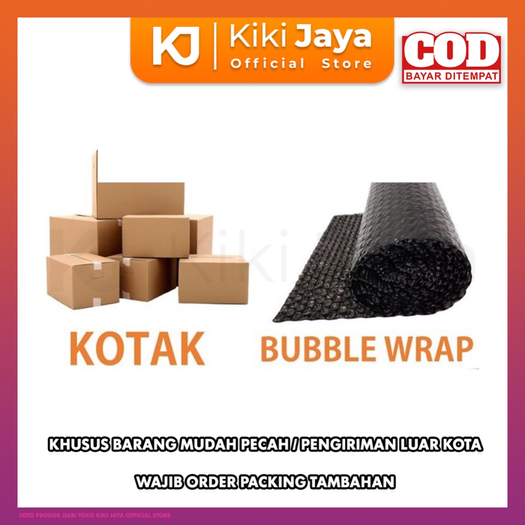

[KIKI] Packing Tambahan - Kardus Dus Kotak atau Bubble Wrap Aman Luar Kota Mudah Pecah Belah