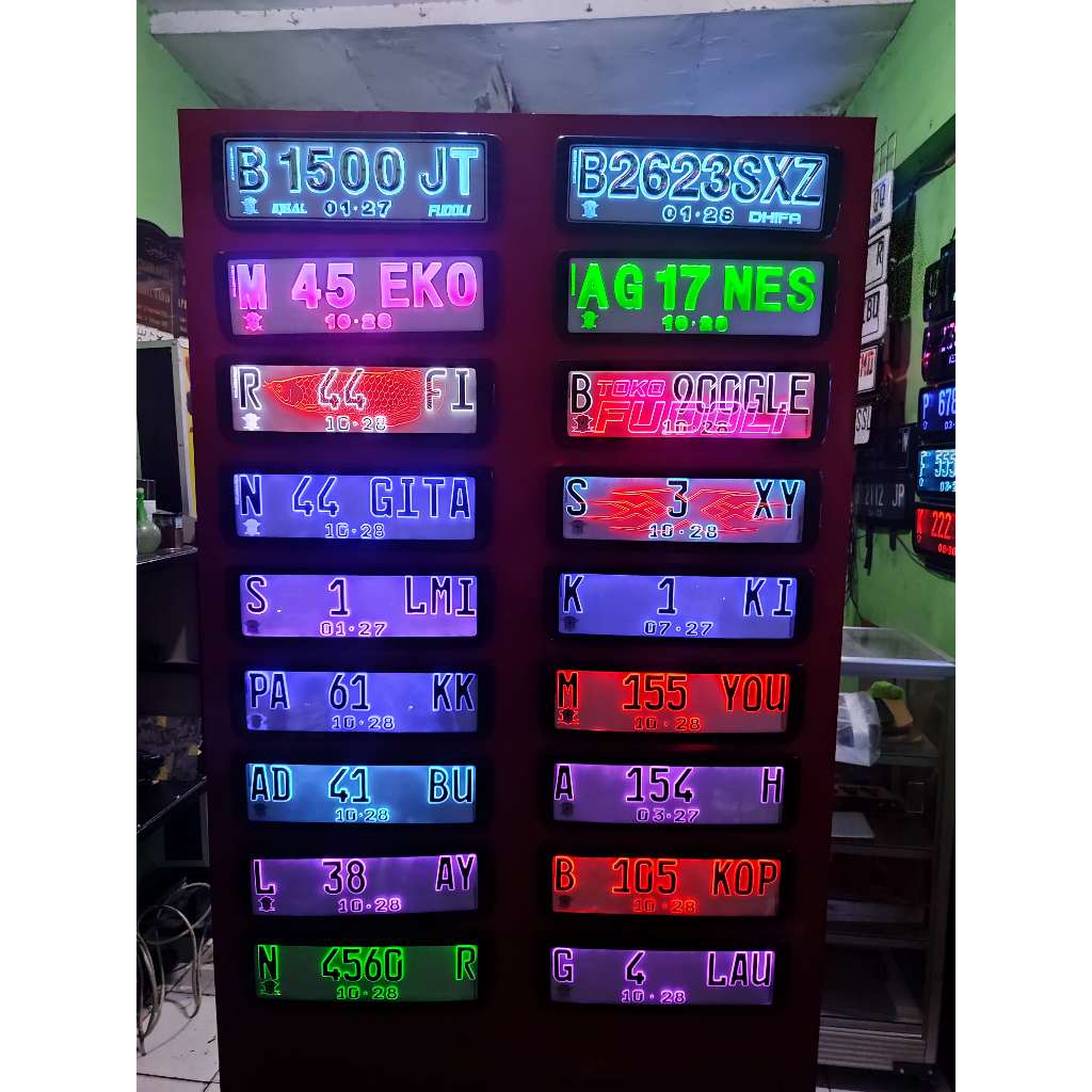 Mobil Laser Variasi Mika Lampu LED