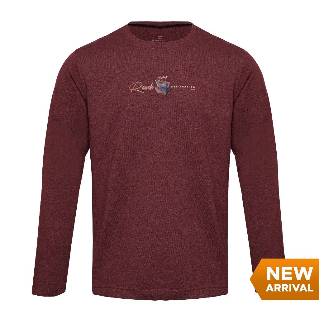 Damor Kaos  Slimfit Men Maroon Lengan Panjang - RMSCL.HB016R