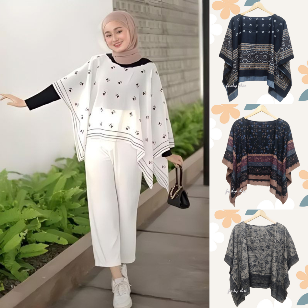 (COD) kimono outer scarf cardigan best seller / outerwear pakaian wanita voal premium / outer scarf 