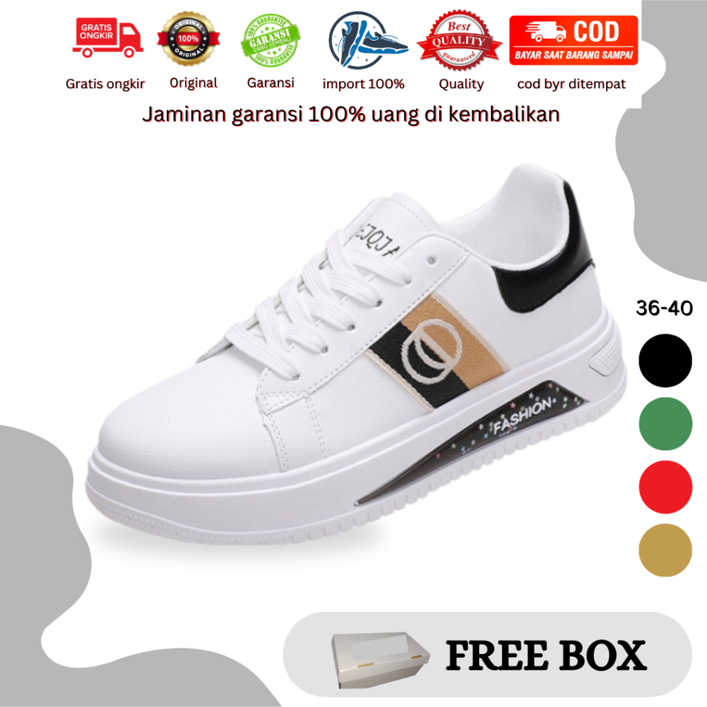 Keedo.mall 210168 Sepatu Sneakers Wanita Premium