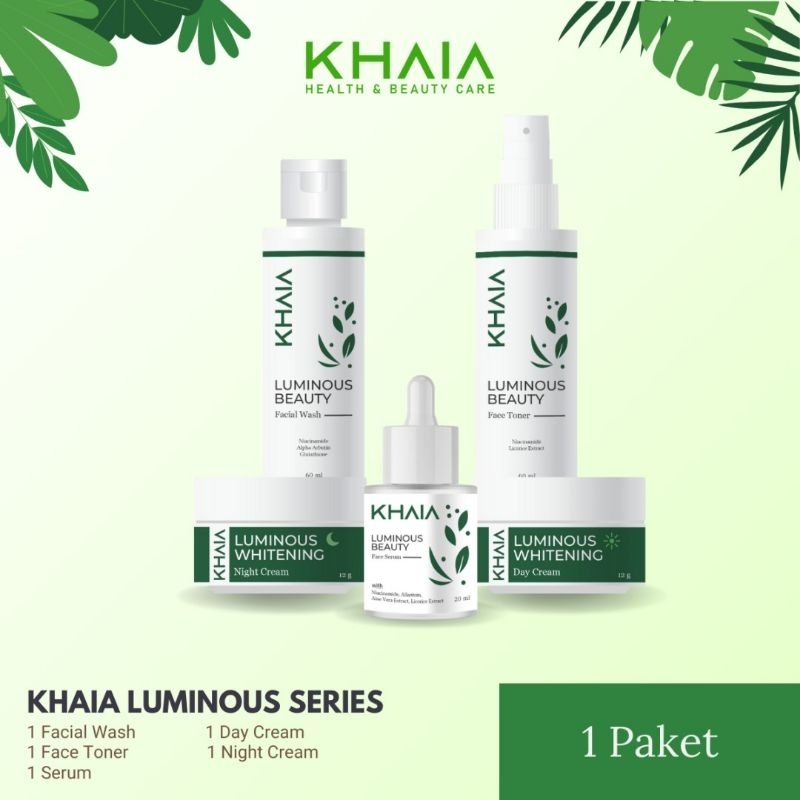 Skincare Luminous Series Khaia