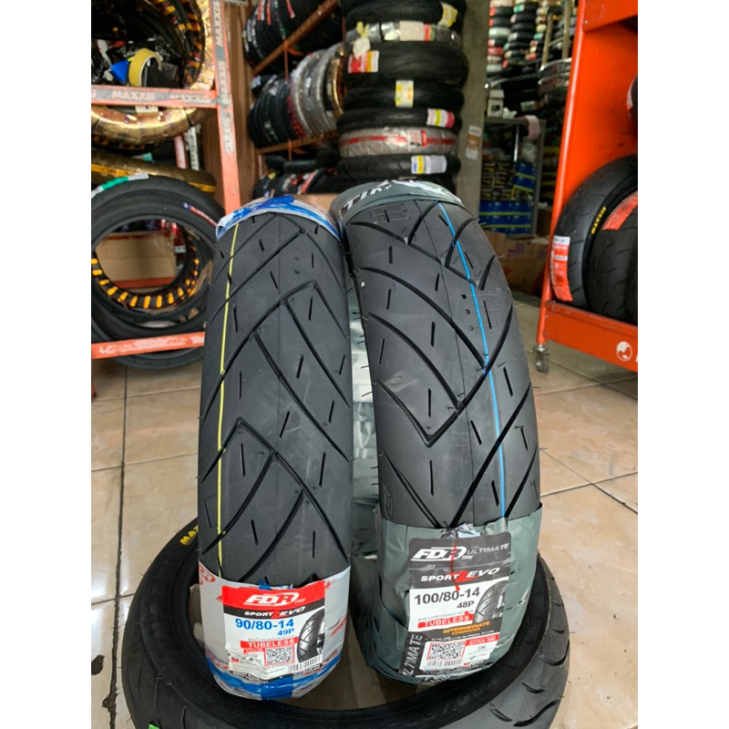 ban fdr sport zevo tubless ring14 (90/80 100/80) 1ban