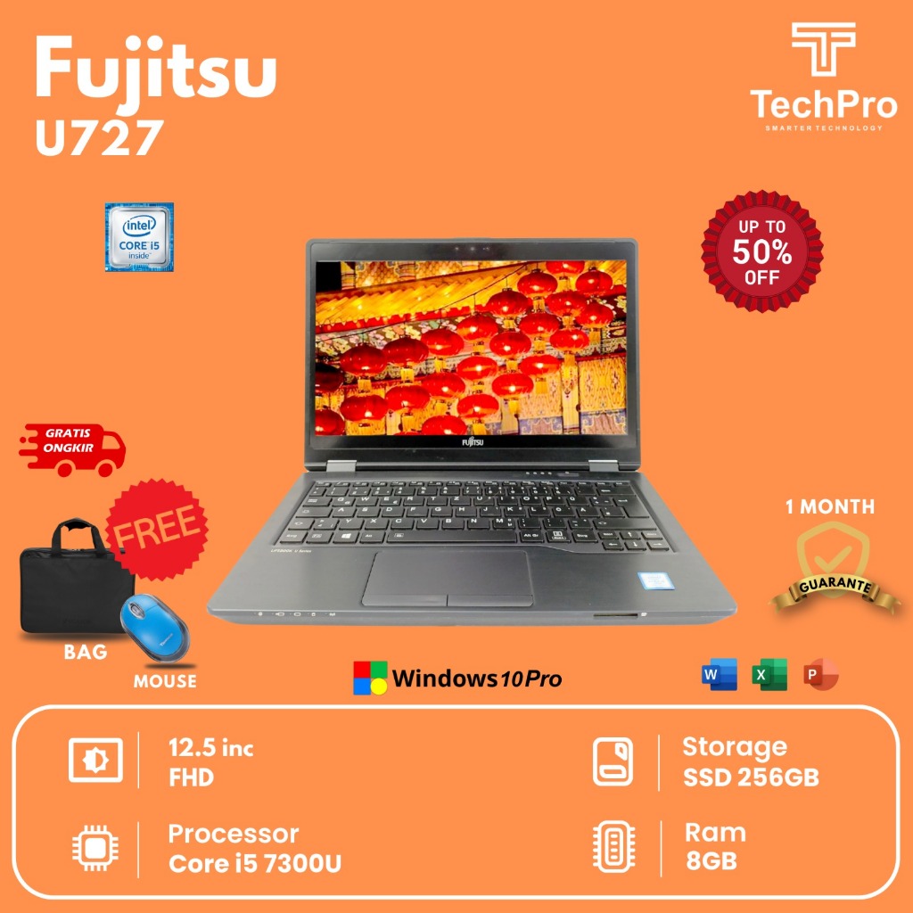 PROMO LAPTOP FUJITSU LIFEBOOK SERIES U727, E736, E549, EE734 MURAH