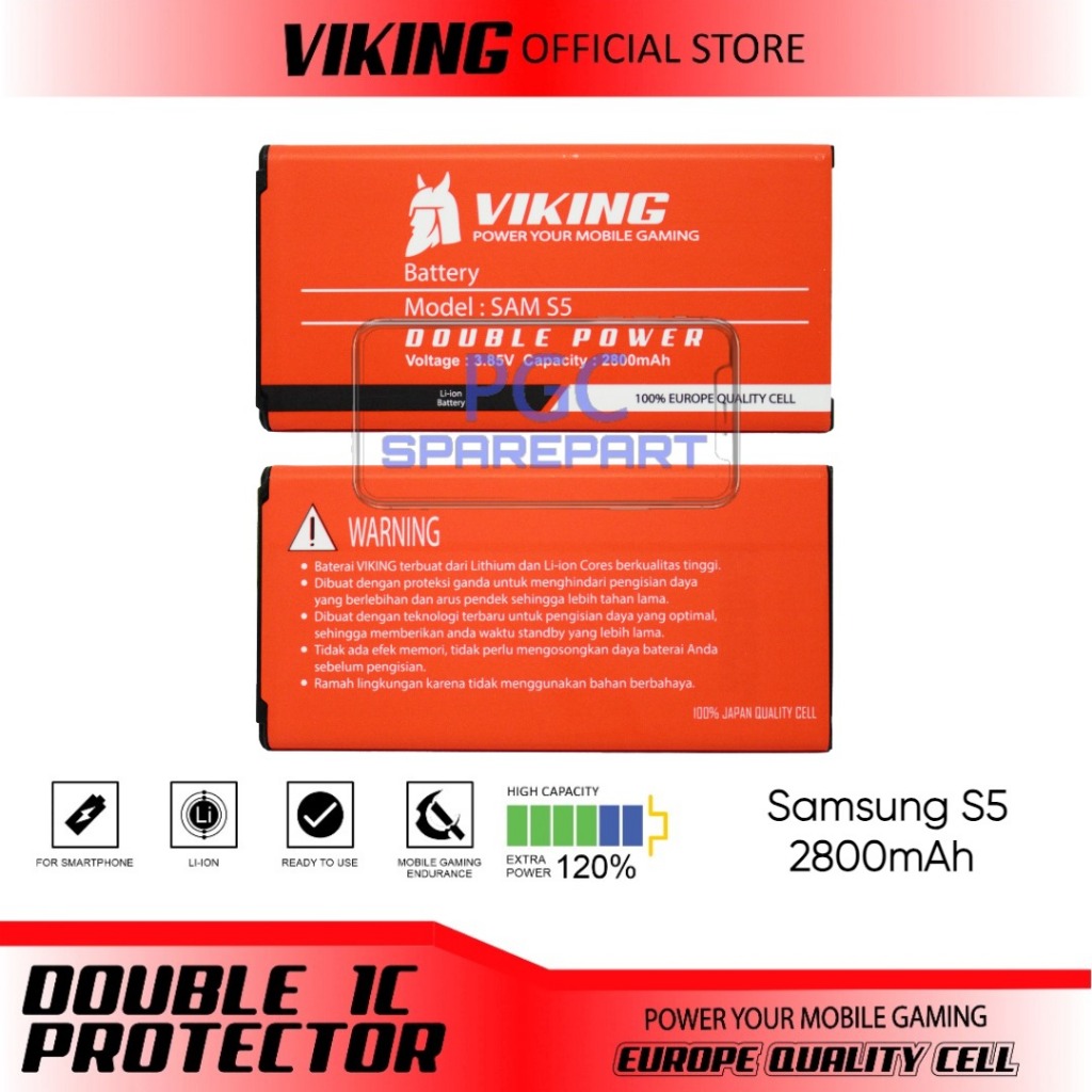 Baterai EB-BG900BBC / SAMS Galaxy S5 / G900F / G900I / SM-G900M / SM-G900T / SM-G900W8 / SM-G900FD /