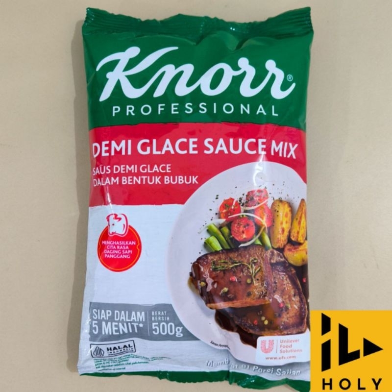 

Knorr Demi Glace Sauce Mix 500gr / Saus Demi Glace Knorr