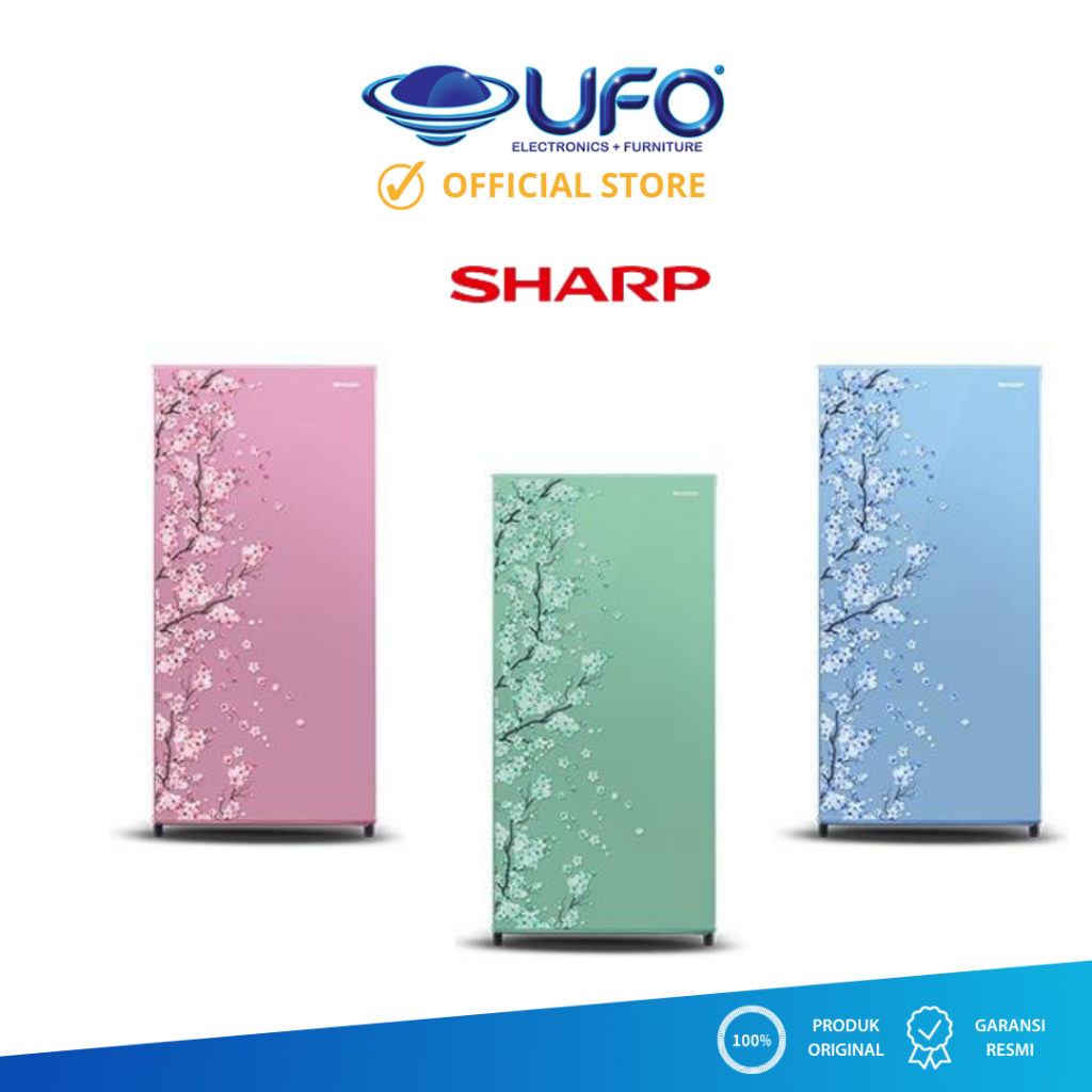 SHARP SJN162DSP/H/B KULKAS 1 PINTU 133L