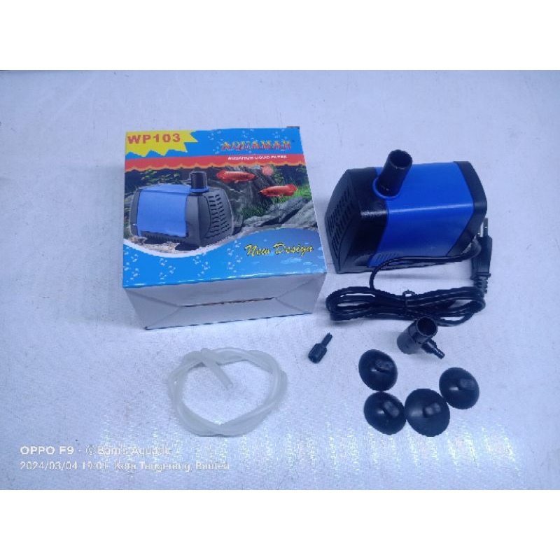 Pompa Aquarium Aquaman wp103 / Pompa kolam 103
