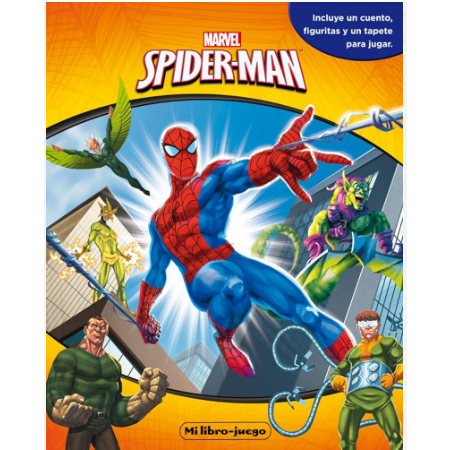 Stuck on Stories - Spiderman - Planes - Digger Playset Buku