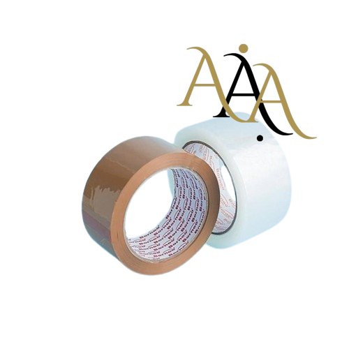 

Per Pcs - Borneo OPP Core Orange Lakban Bening / Coklat 48 mm x 90 Yard