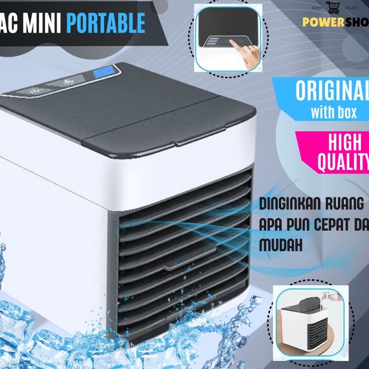 Uv Kipas AC Mini Portable Arctic Air Ultra 2X Power Cooling Portabel Pendingin Penyejuk Ruangan Kama