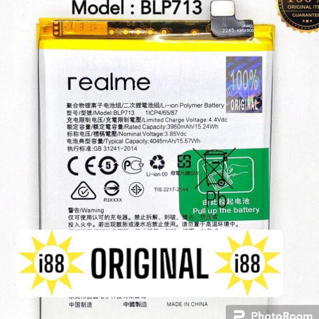 Baterai Realme 3Pro Battery Realme 3Pro Baterai Realme BLP-713 blp713 Original