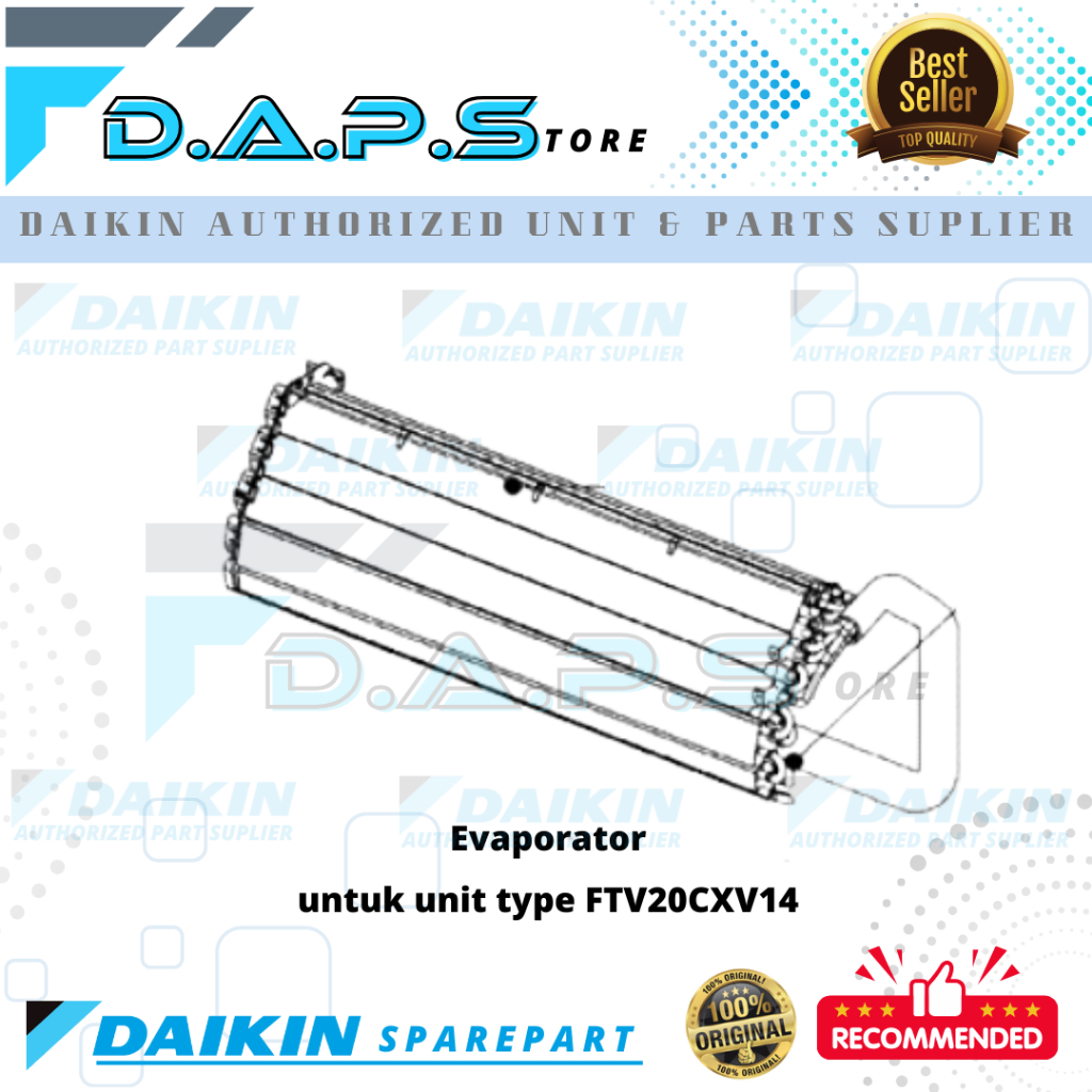 Evap - Evaporator AC DAIKIN Malaysia 3/4 PK FTV20CXV14