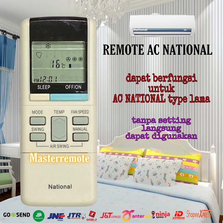 BF REMOT REMOTE AC NATIONAL TYPE LAMA