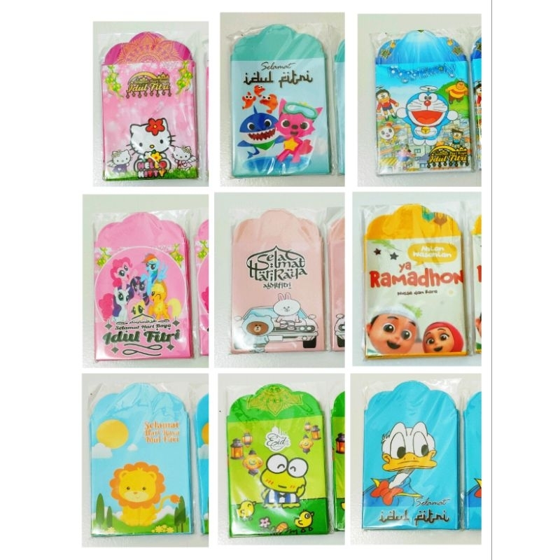 

AMPLOP LEBARAN MOTIF KARTUN