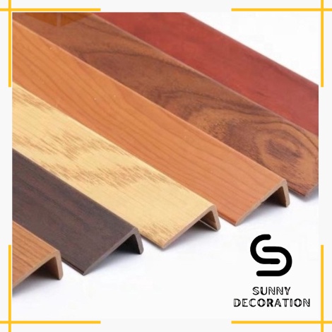 Promo besar TERMURAH HARGA PABRIK List PVC  List Tangga  List Siku Tangga PVC 24m LIST SIKU TANGGA  