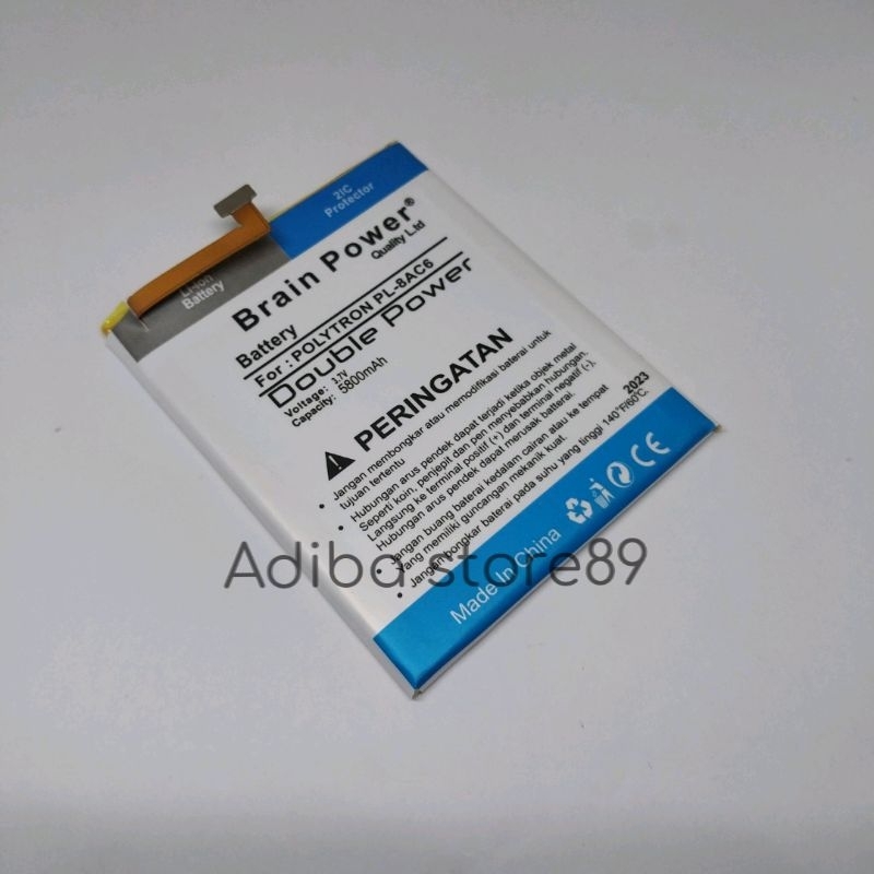 Baterai Batre Polytron Prime 7/P500 PL-8A6C Brain Power