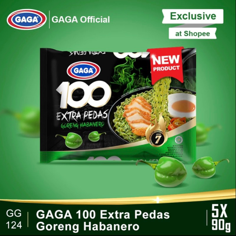 

5x mie gaga extra pedas goreng habanero