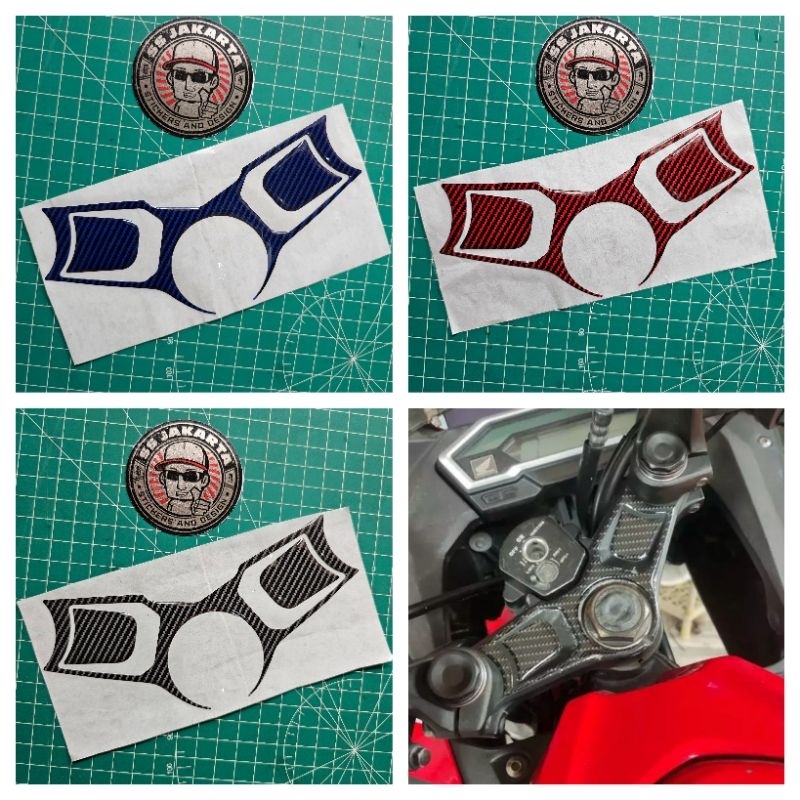 Sticker Stiker Emblem SEGITIGA CBR 150R K45G K45N Timbul