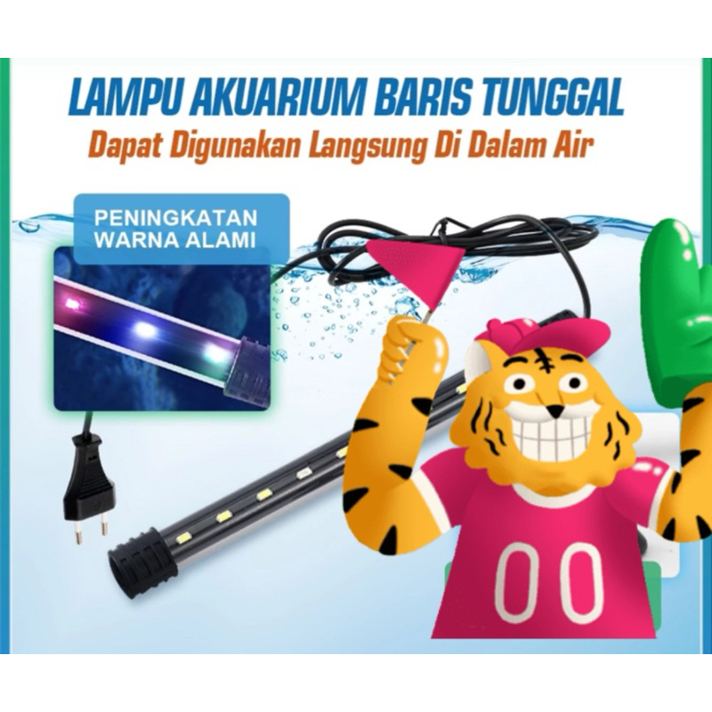 LAMPU CELUP 20 CM 30 CM LED LAMPU AQUARIUM CELUP 20CM 30CM 40CM LAMPU LED AQUARIUM