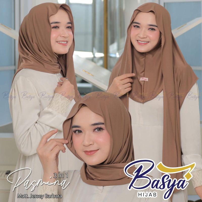 ** Basya Hijab ** Pashmina 3 in 1 Original Basya Hijab