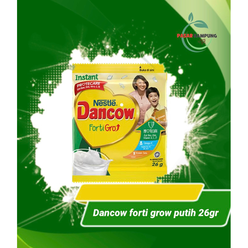 

Dancow forti grow putih 26gr [mohon bava deskripsi produk]