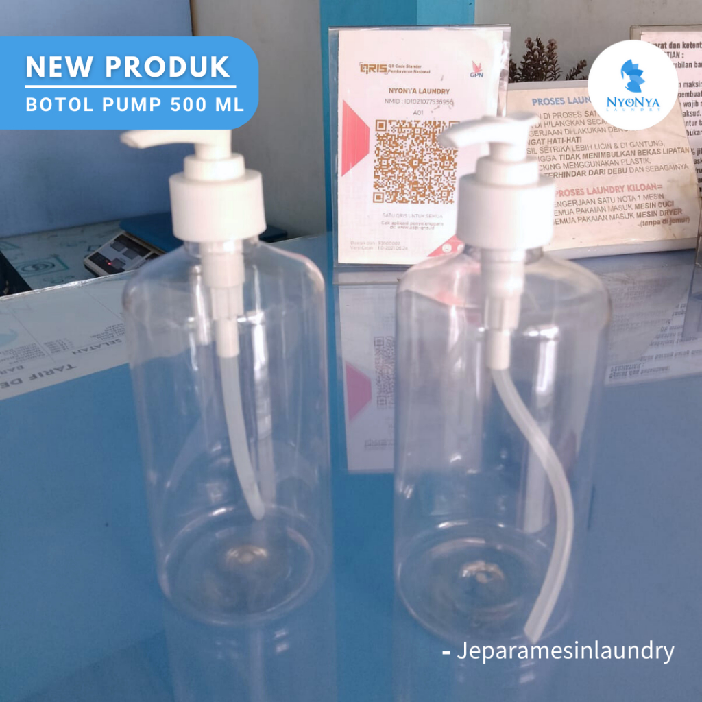 BOTOL PUMP 500 ML BENING