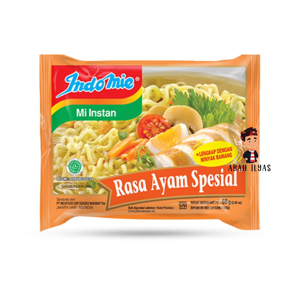 

Indomie Kuah Mi Instan Ayam Spesial