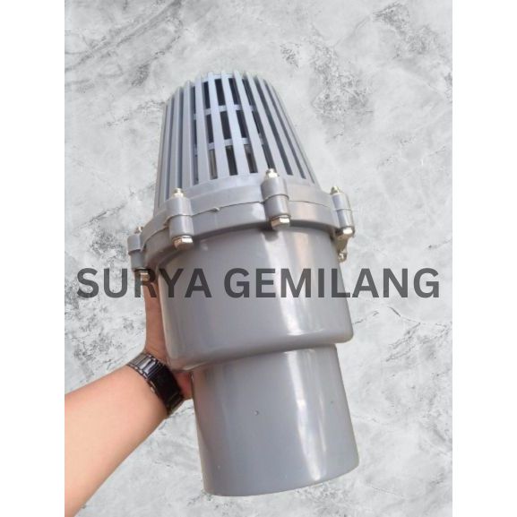 Pvc foot valve 2 1/2 inch socket