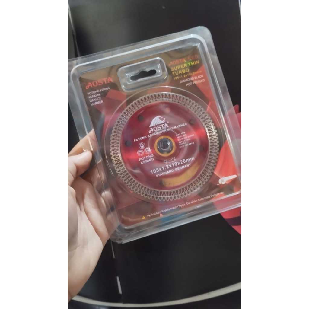 Pisau keramik AOSTA 4"Turbo/Pisau keramik granit Turbo/Aosta RED super thin Turbo