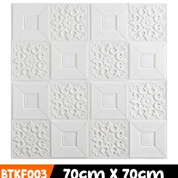 ART L45G Orange Official Shop Paket 1 Lembar Wallpaper 3D 7CMx7CM Modern Foam Bata Wallstiker Wallpa