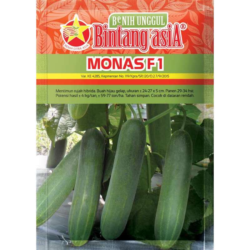 

Benih Bibit Timun Monas 20 gr / BCA / Timun Monas