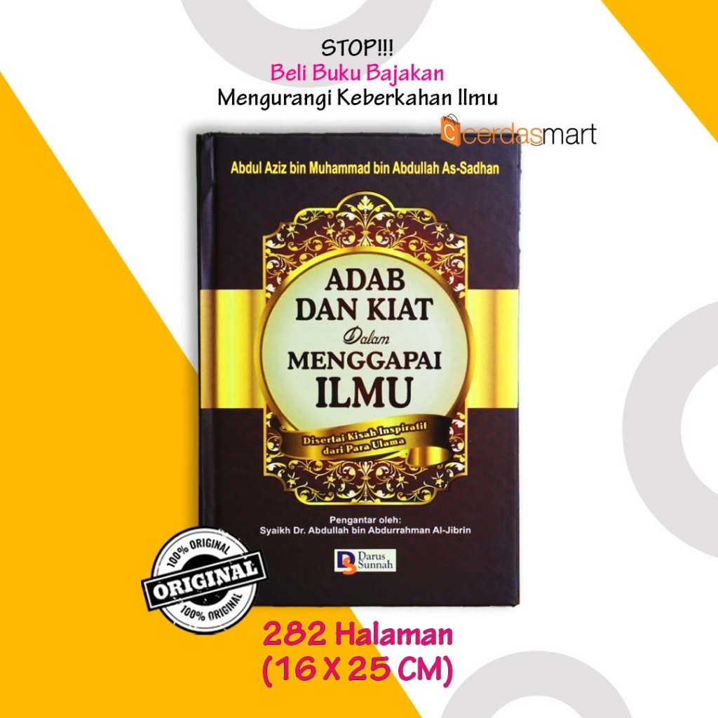 Buku Adab Dan Kiat Dalam Menggapai Ilmu - Darus Sunnah
